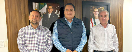 Reunión de trabajo con el titular de la Secretaría de Infraestructura y Obras Públicas