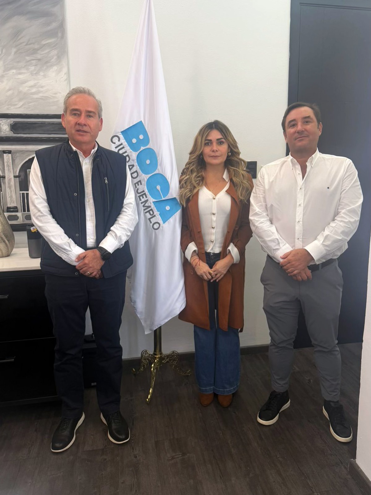 Reunión de trabajo con la alcaldesa de Boca del Río