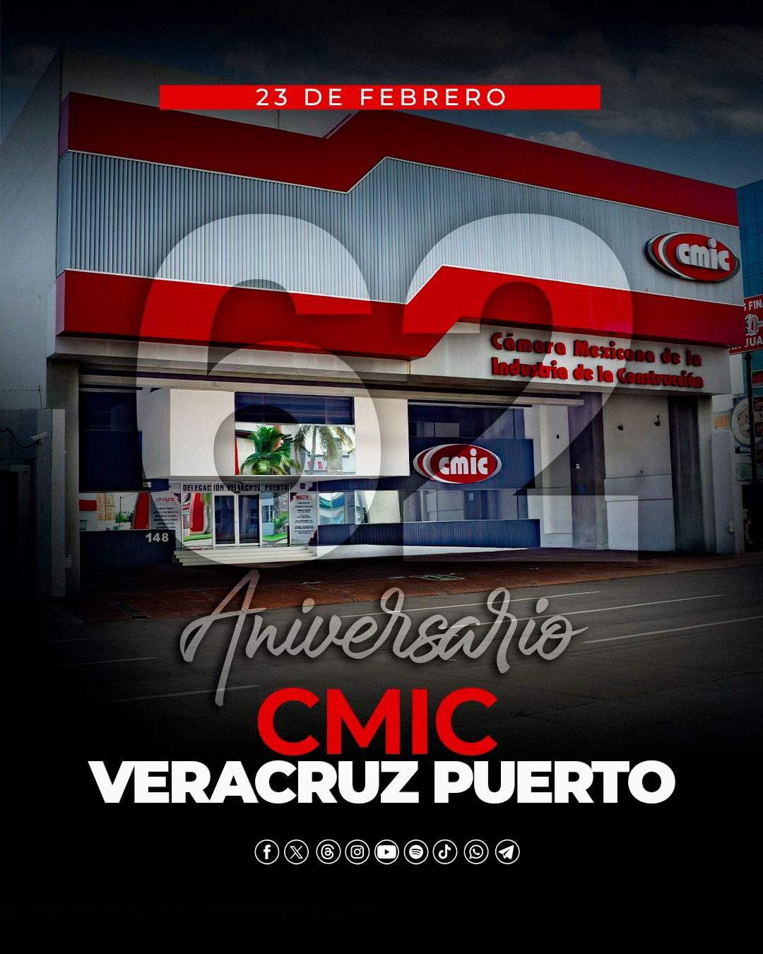 62 aniversario de CMIC Veracruz