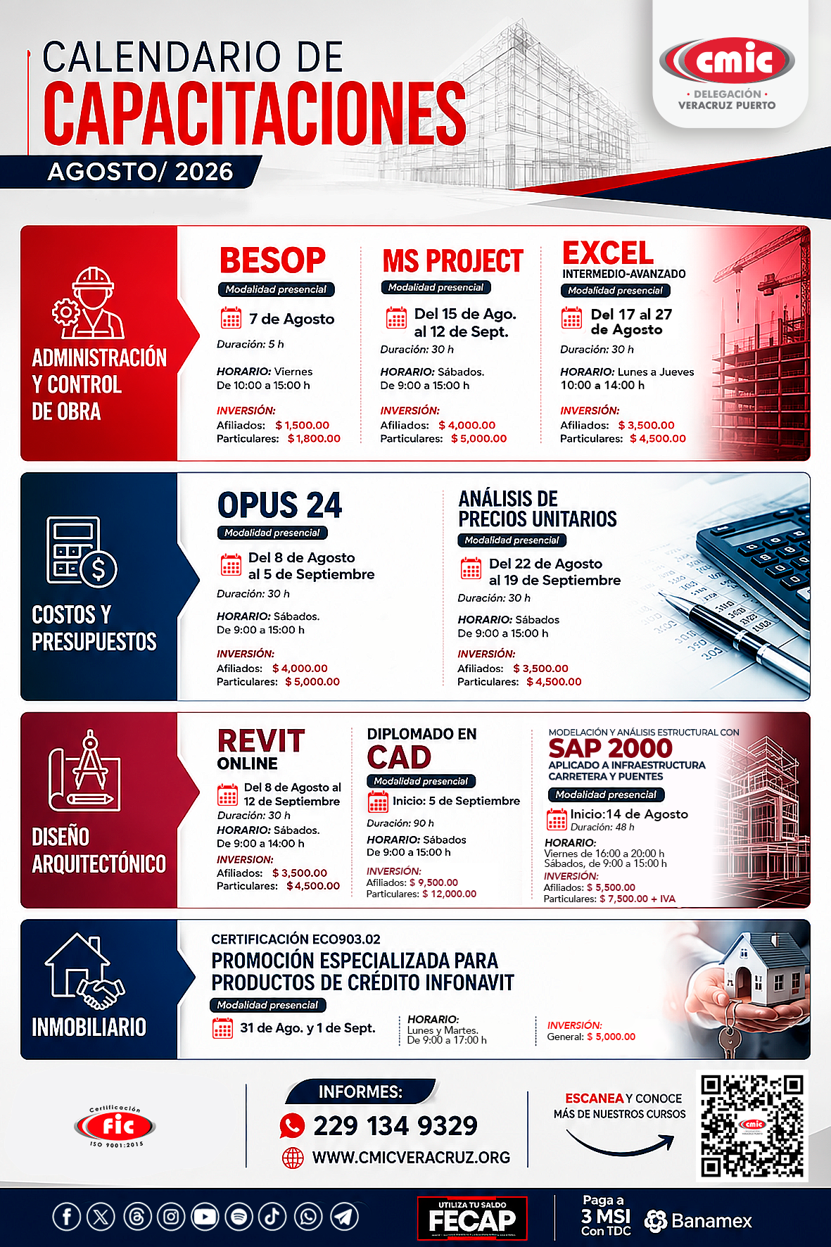 Calendario de Cursos