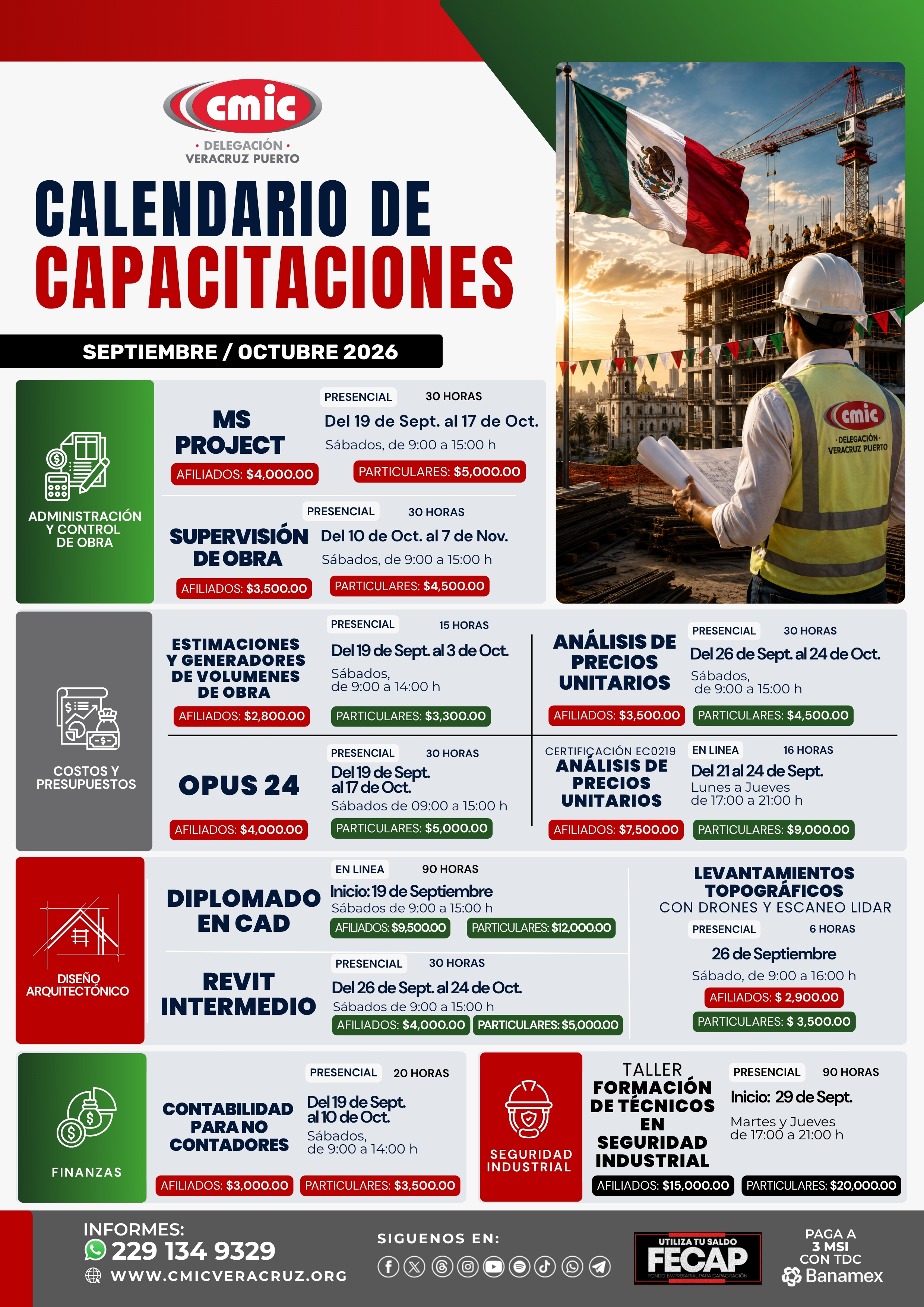 Calendario de Cursos