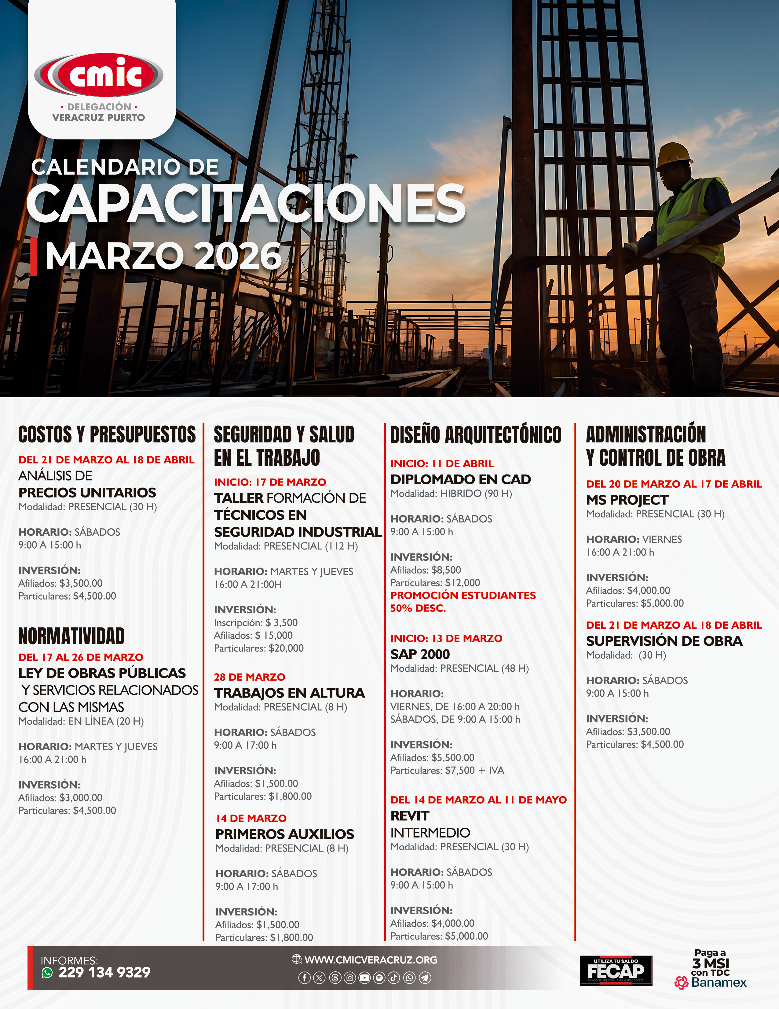 Calendario de Cursos