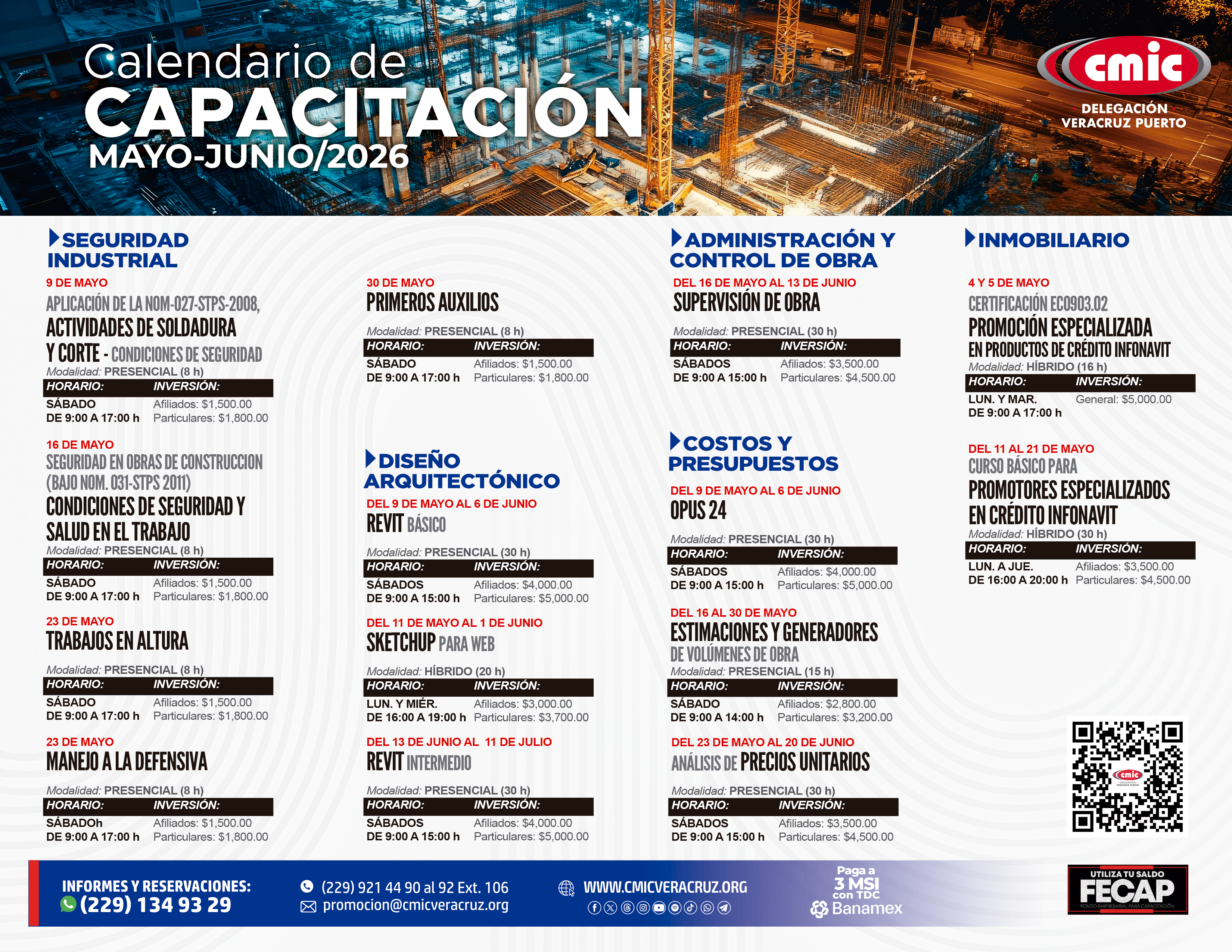 Calendario de Cursos